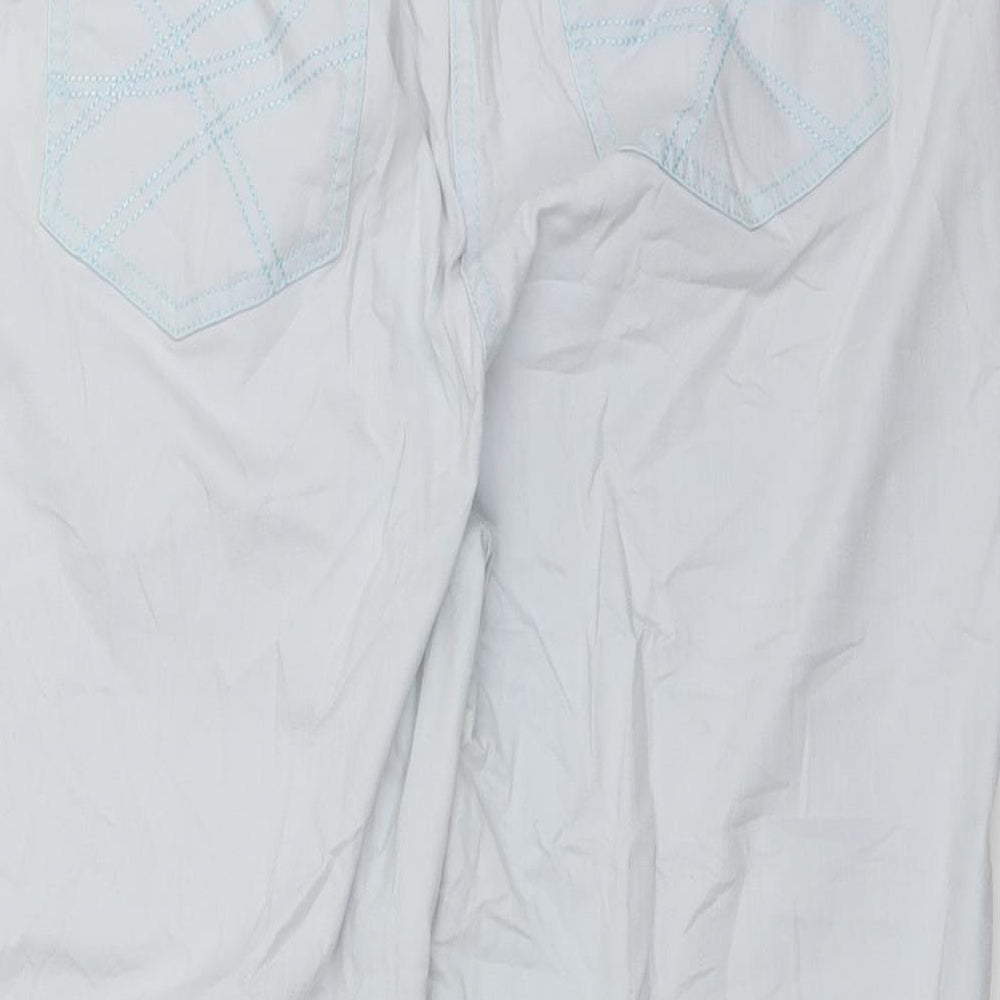 Nkd Womens Blue Bermuda Shorts Size 18