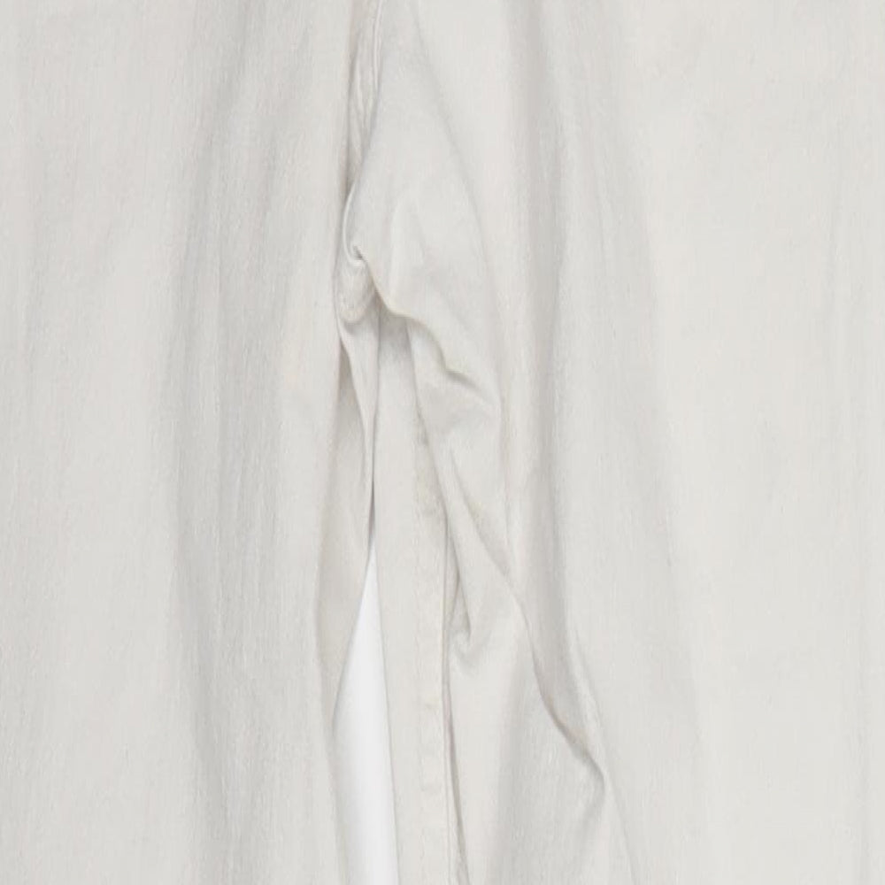 New Look Womens White Denim Skinny Jeans Size 8 L25 in