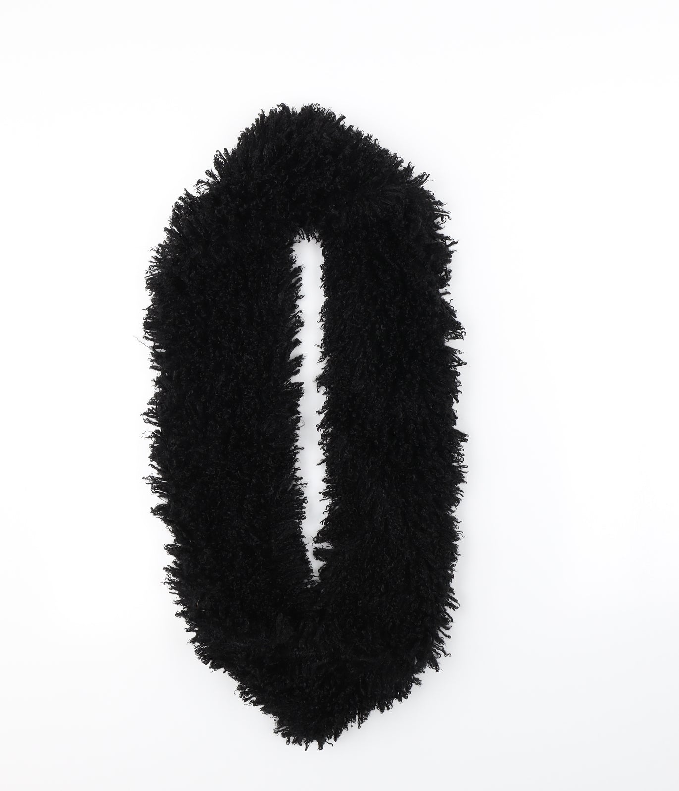 Preworn Womens Black Scarf