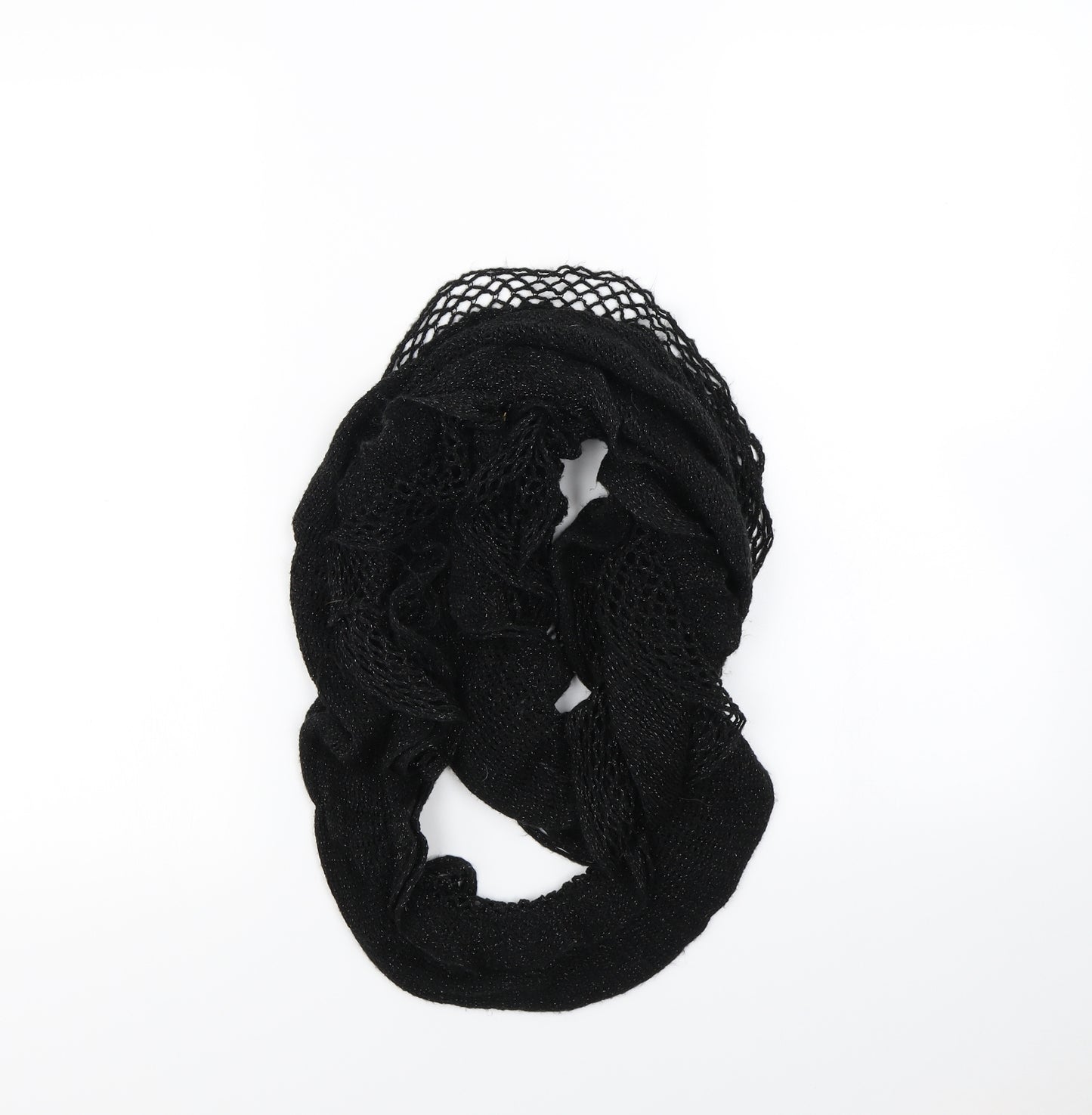 Preworn Womens Black Scarf