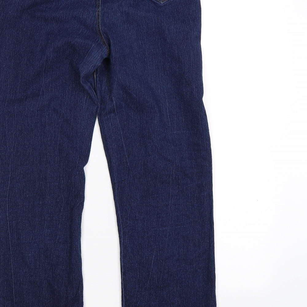 New Look Womens Blue Denim Straight Jeans Size 20 L27 in - Inspire