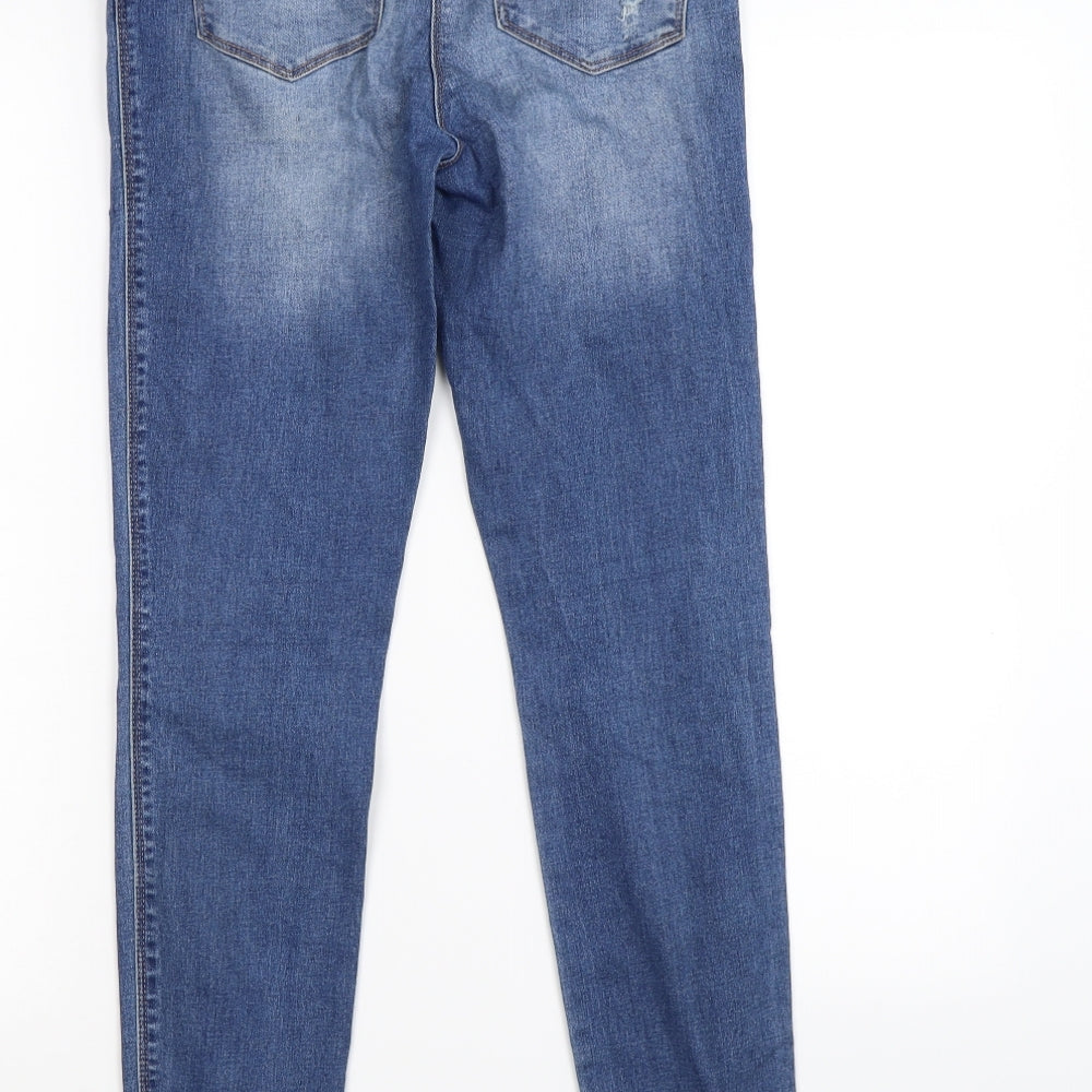 /denim Womens Blue Denim Skinny Jeans Size 8 L27 in
