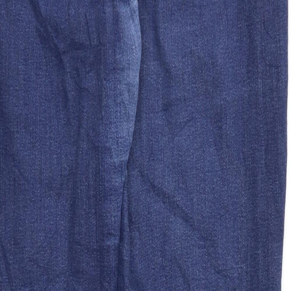 Demi Curve Womens Blue Skinny Jeans Size 6 L28 in