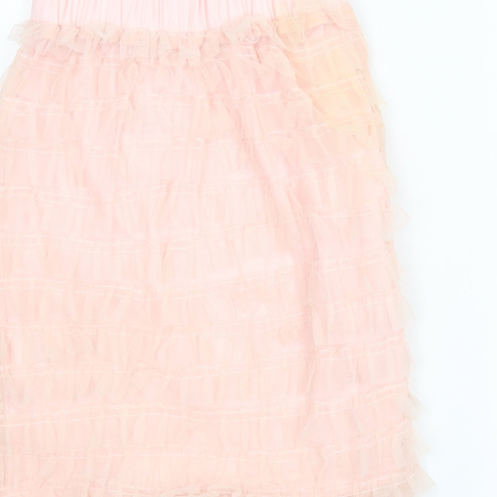 Rare London Womens Pink Pettiskirt Skirt Size 6