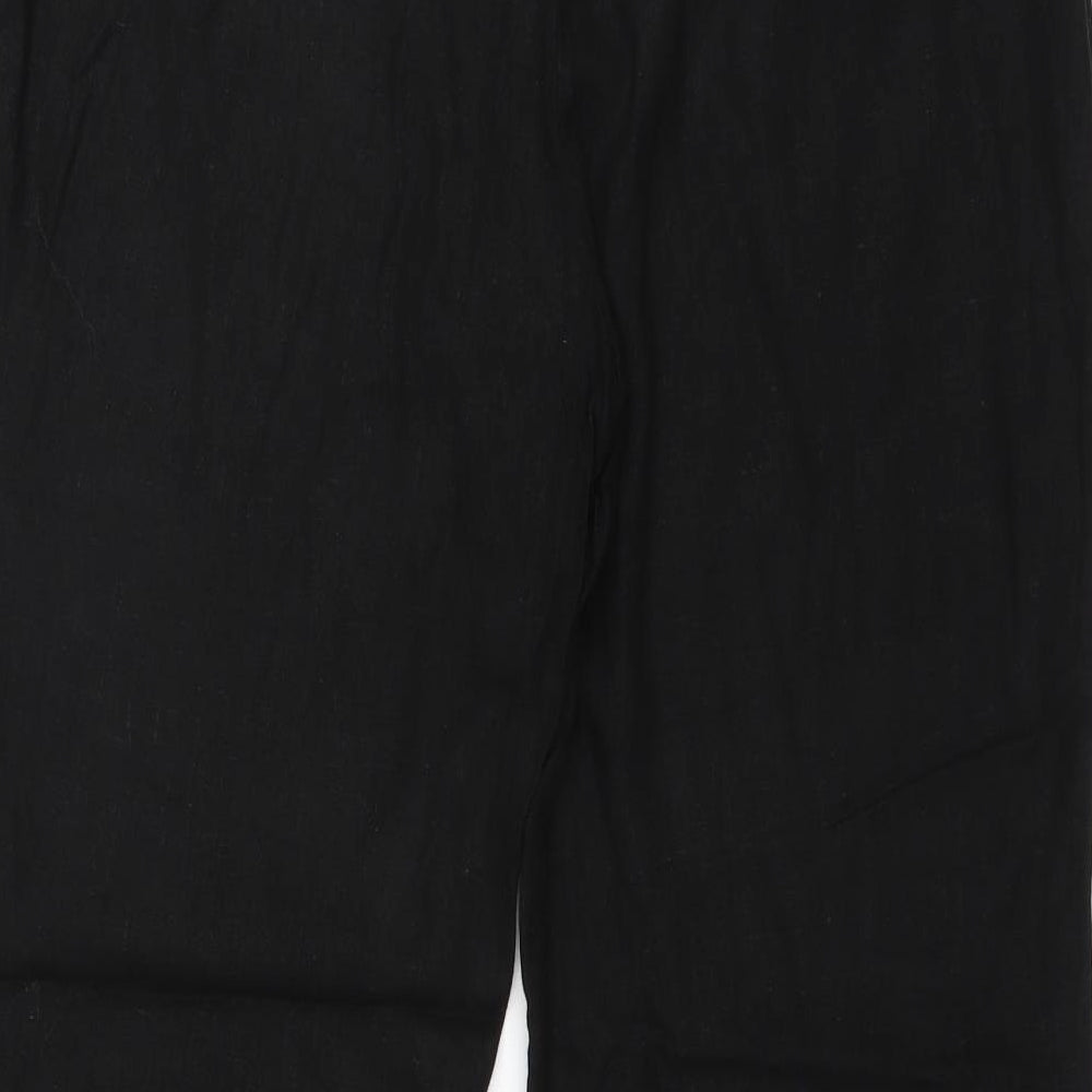 South Womens Black Trousers Size 36 in L27 in