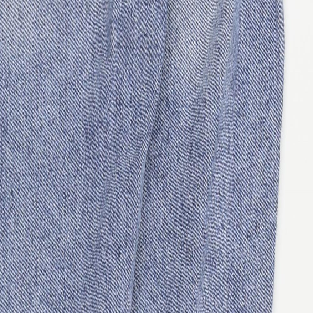 denim and co Womens Blue Straight Jeans Size 10 L30 in