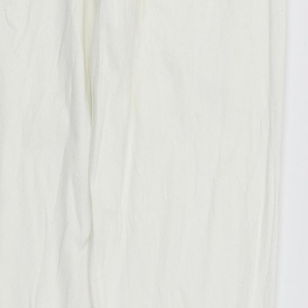 C DENIM Womens White Skinny Jeans Size 34 L33 in