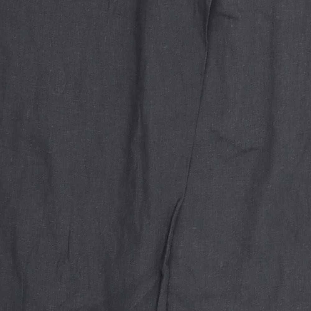 Dorothy Perkins Womens Grey Trousers Size 12 L27 in