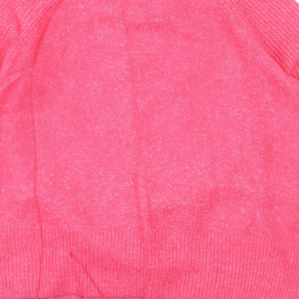 Marks and Spencer Womens Pink Knit Pullover Jumper Size XS