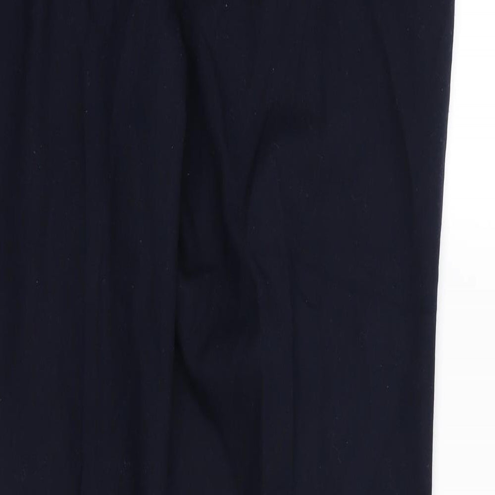 NEXT Womens Blue Rayon Trousers Size 12 L28 in