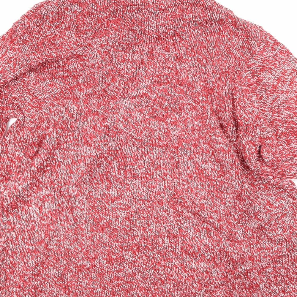 Couleurs Womens Red Knit Pullover Jumper Size 16
