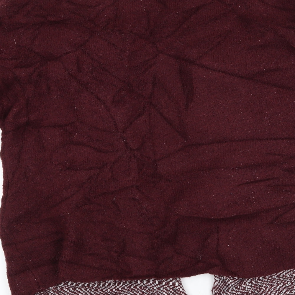 Primark Womens Red Cardigan Jumper Size 10
