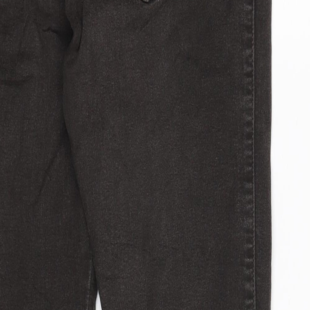 Bonita Womens Grey Denim Cropped Jeans Size 28 in L24 in