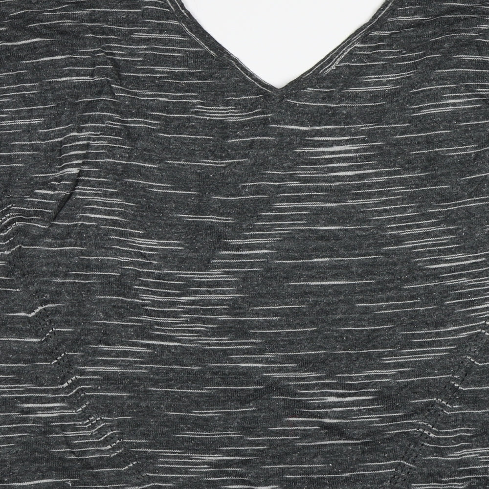 M&S Womens Grey Pullover Sweatshirt Size L