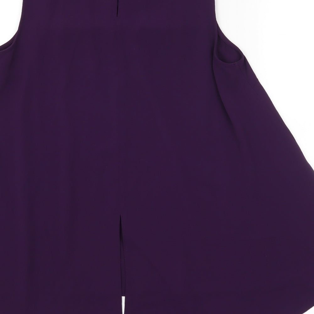 Dorothy Perkins Womens Purple Basic Tank Size 8