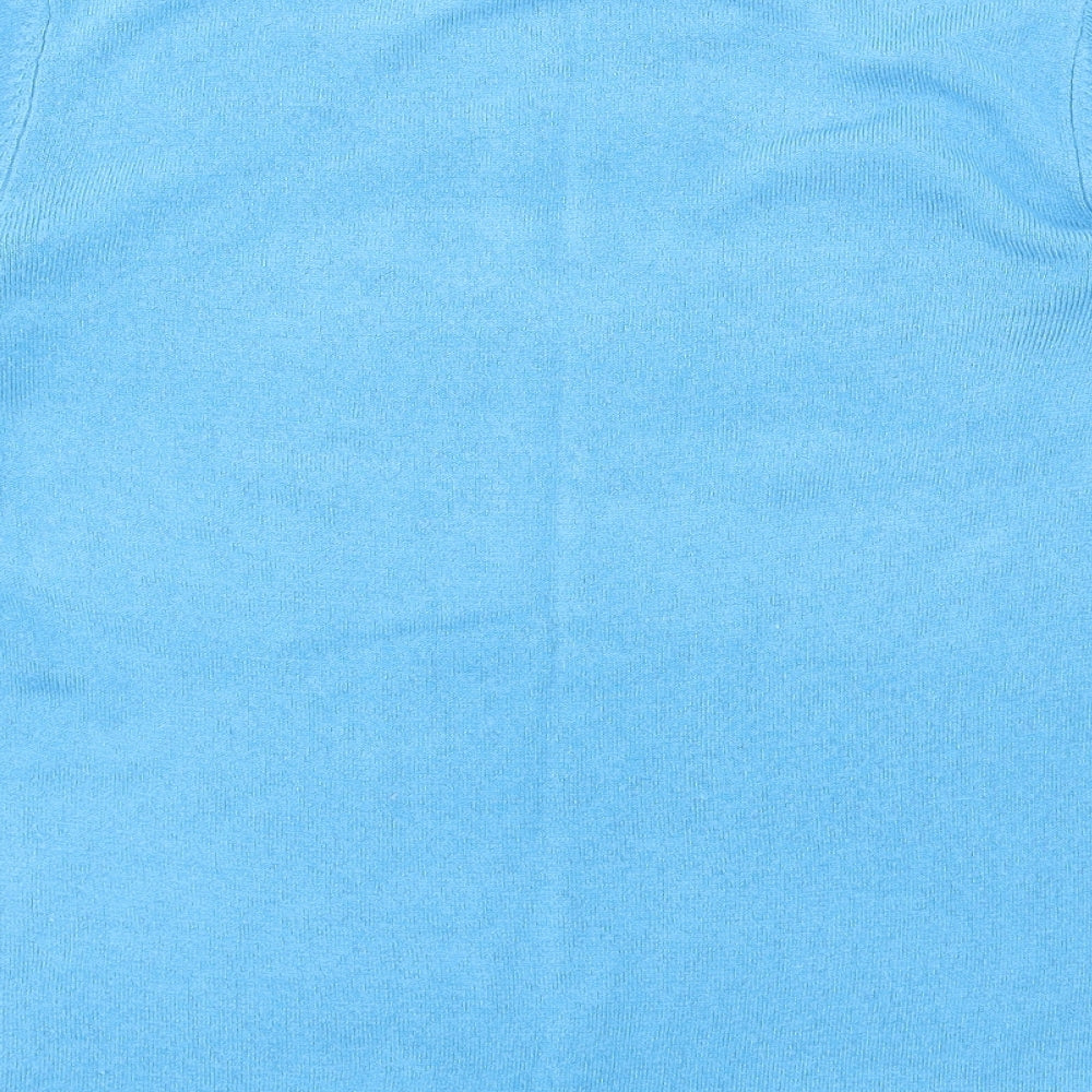 Bon Marché Womens Blue Knit Pullover Jumper Size 12