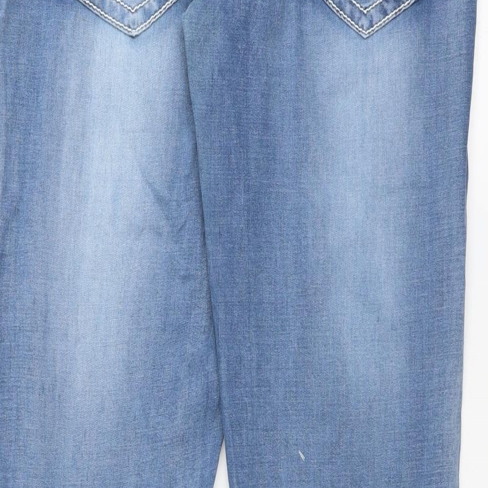 Preworn Womens Blue Denim Skinny Jeans Size 32 in L30 in