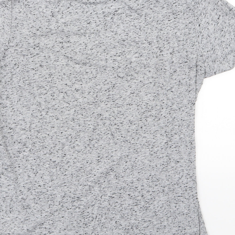 H&M Womens Grey Jersey Basic T-Shirt Size S