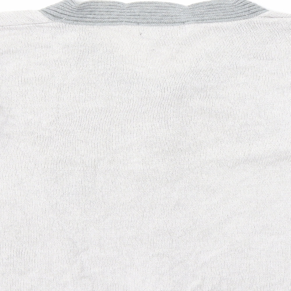 casamia Womens Grey Knit Pullover Jumper Size S