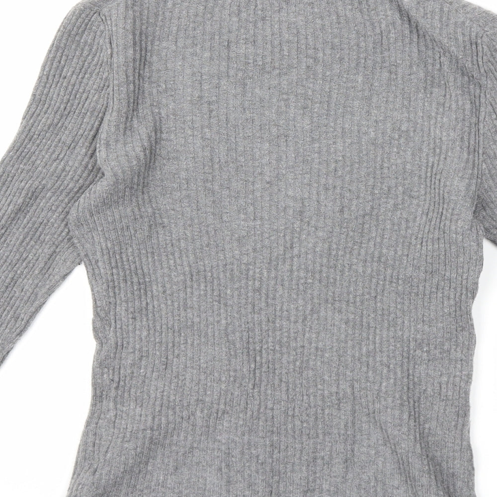 Primark Womens Grey Knit Pullover Jumper Size 12