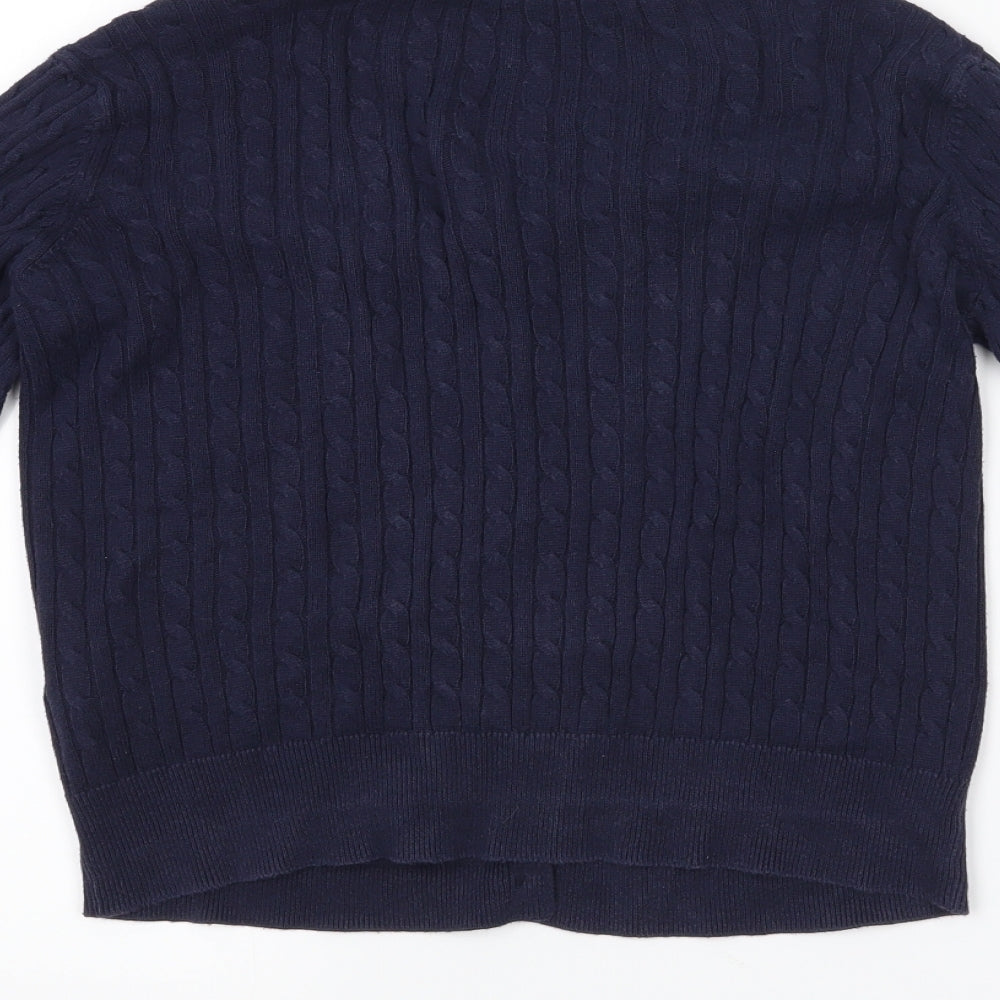 gap kids Girls Blue Cardigan Jumper Size L