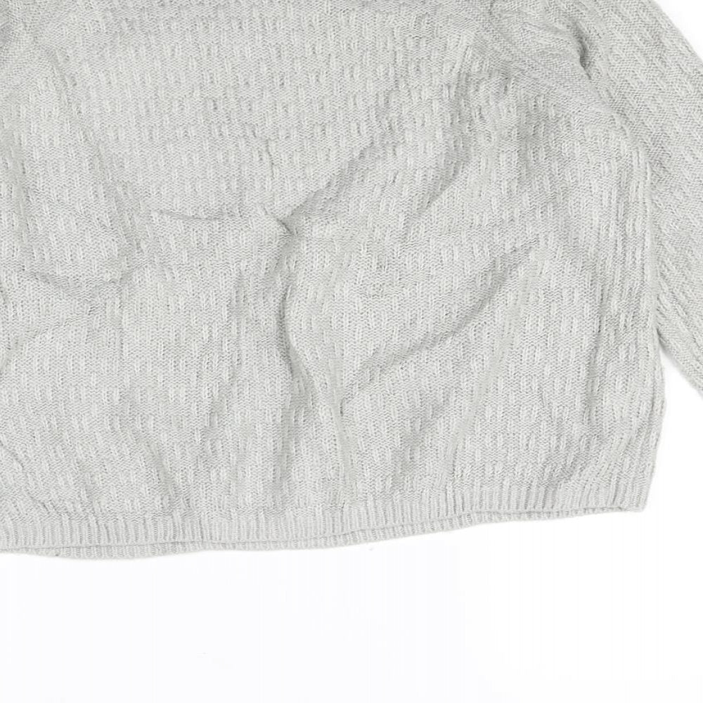 F&F Womens Grey Pullover Jumper Size 12