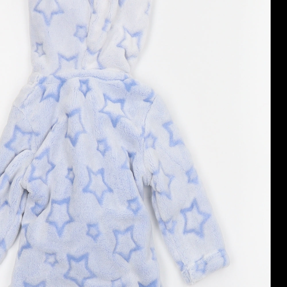 TU Boys Blue Solid Capri Robe Size 3-6 Months
