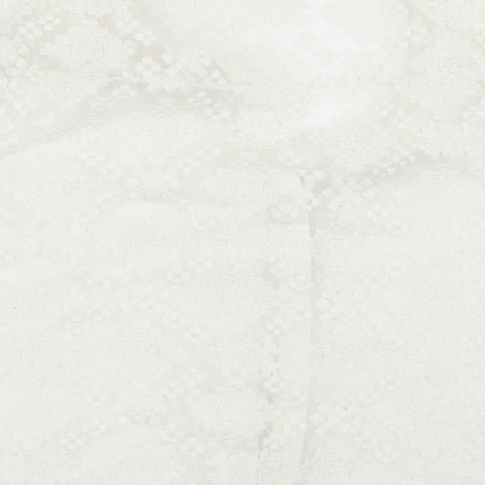 Matalan Womens White Basic Button-Up Size 18
