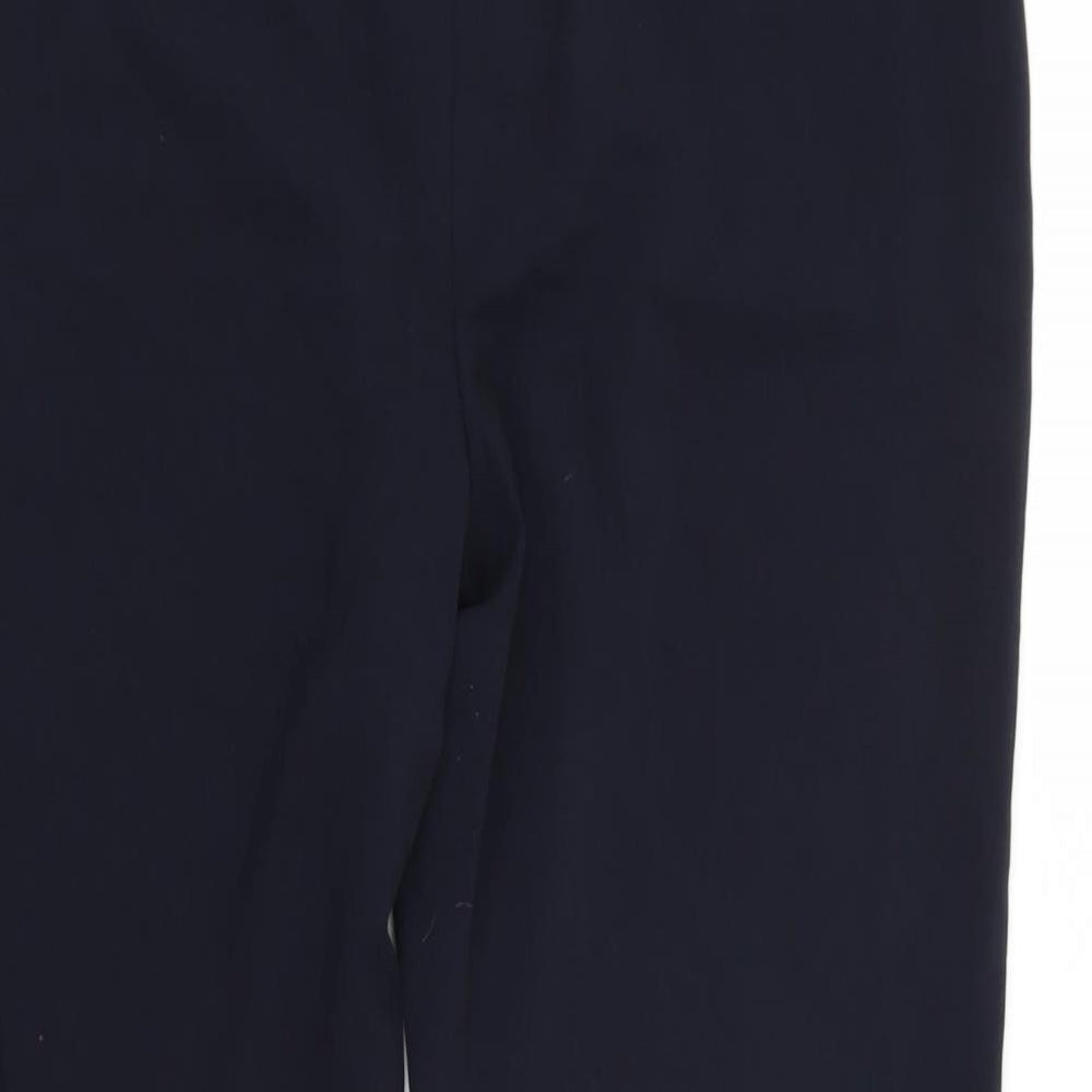 Isle Womens Blue Trousers Size 14 L28 in