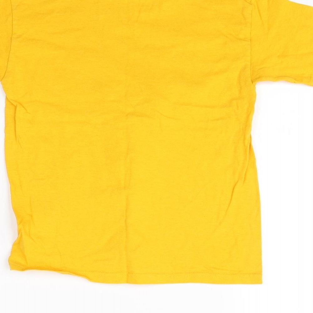 Delta Boys Yellow Basic T-Shirt Size S