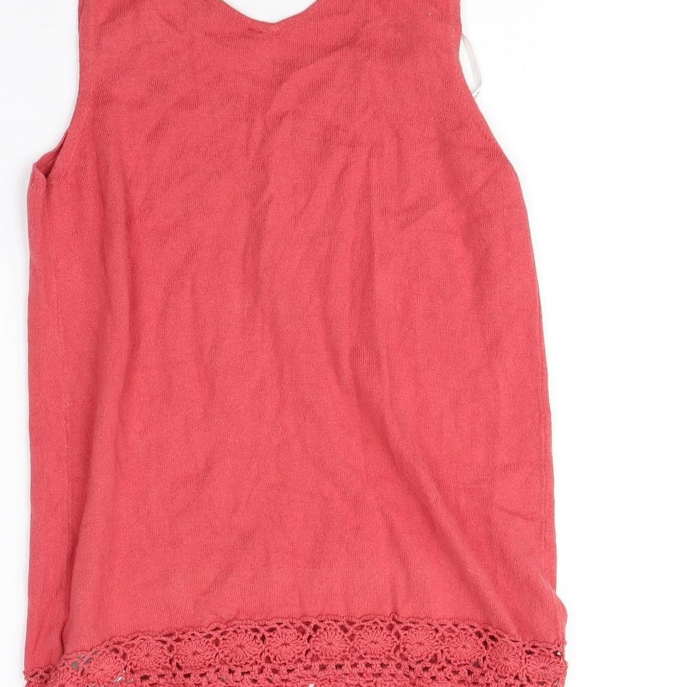 Dorothy Perkins Womens Ivory Basic Tank Size 10