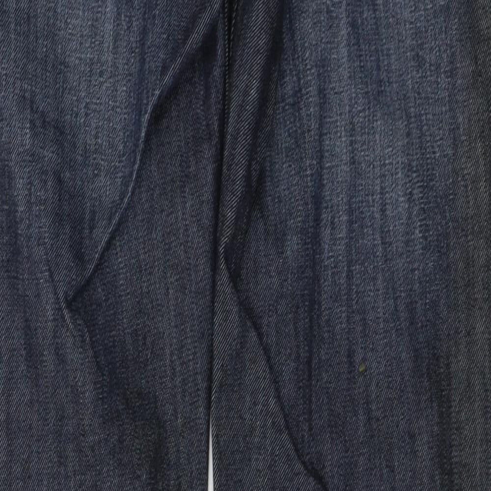 Sciapai Womens Blue Denim Straight Jeans Size S L32 in