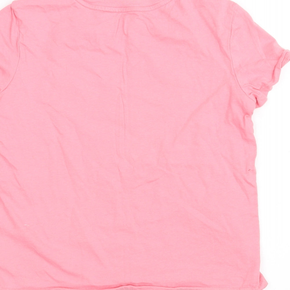 Gap Girls Pink Basic T-Shirt Size M