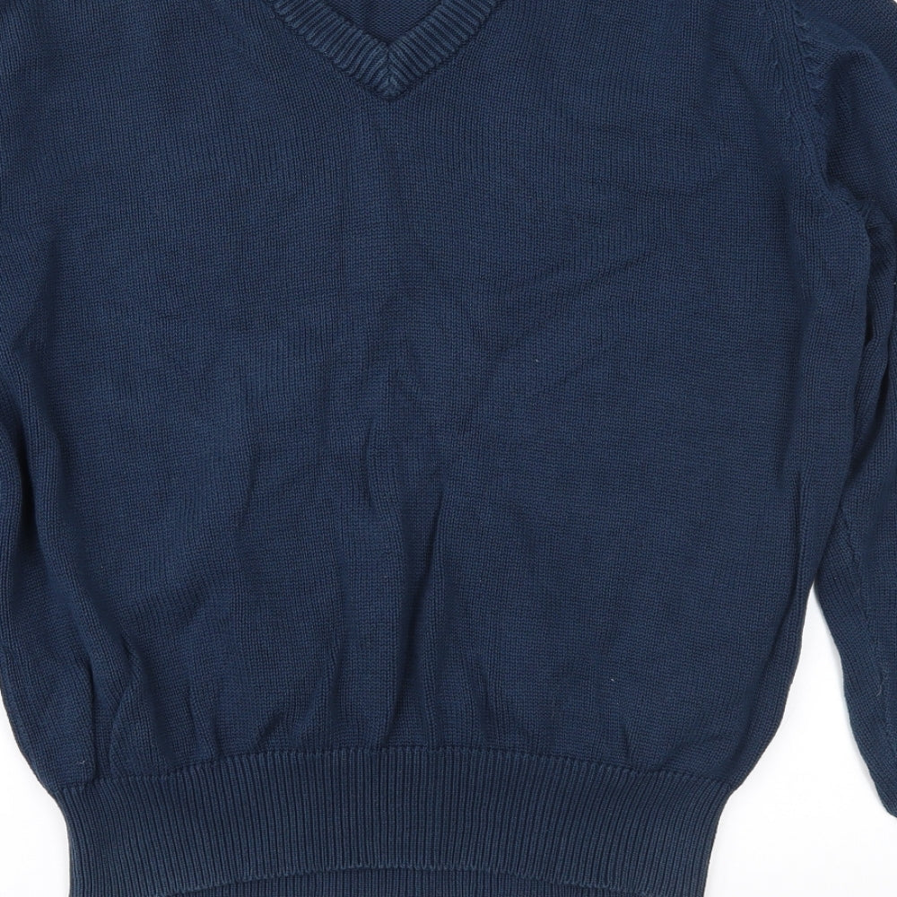 Mark,Fore&Strike Mens Blue Knit Pullover Jumper Size M