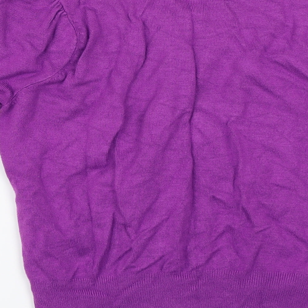 Dorothy Perkins Womens Purple Cardigan Jumper Size 12