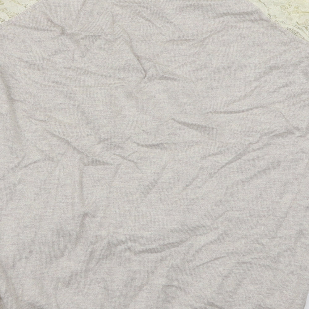 ASOS Womens Beige Pullover Sweatshirt Size 8