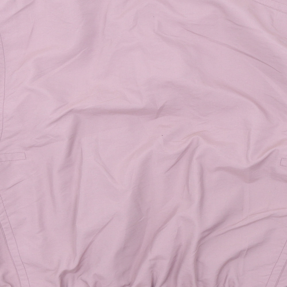 Melka Mens Purple Bomber Jacket Coat Size XL