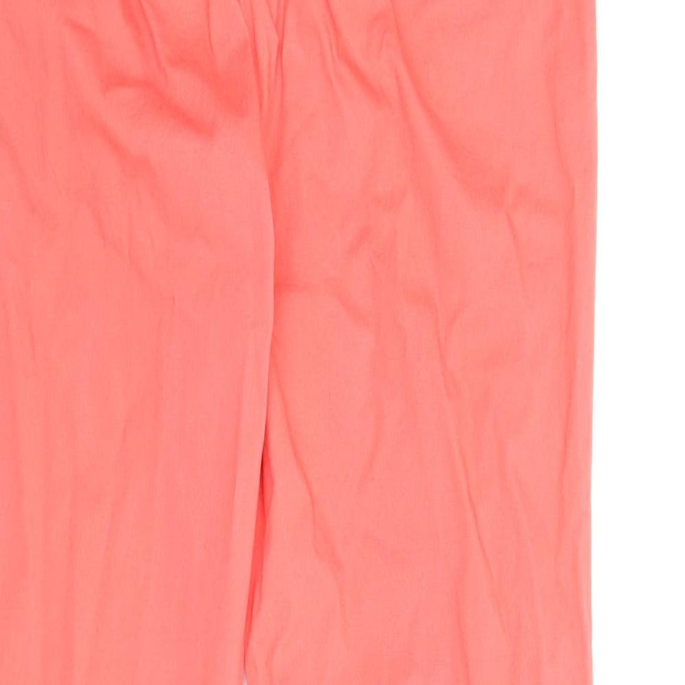H&M Womens Red Chino Trousers Size S L27 in