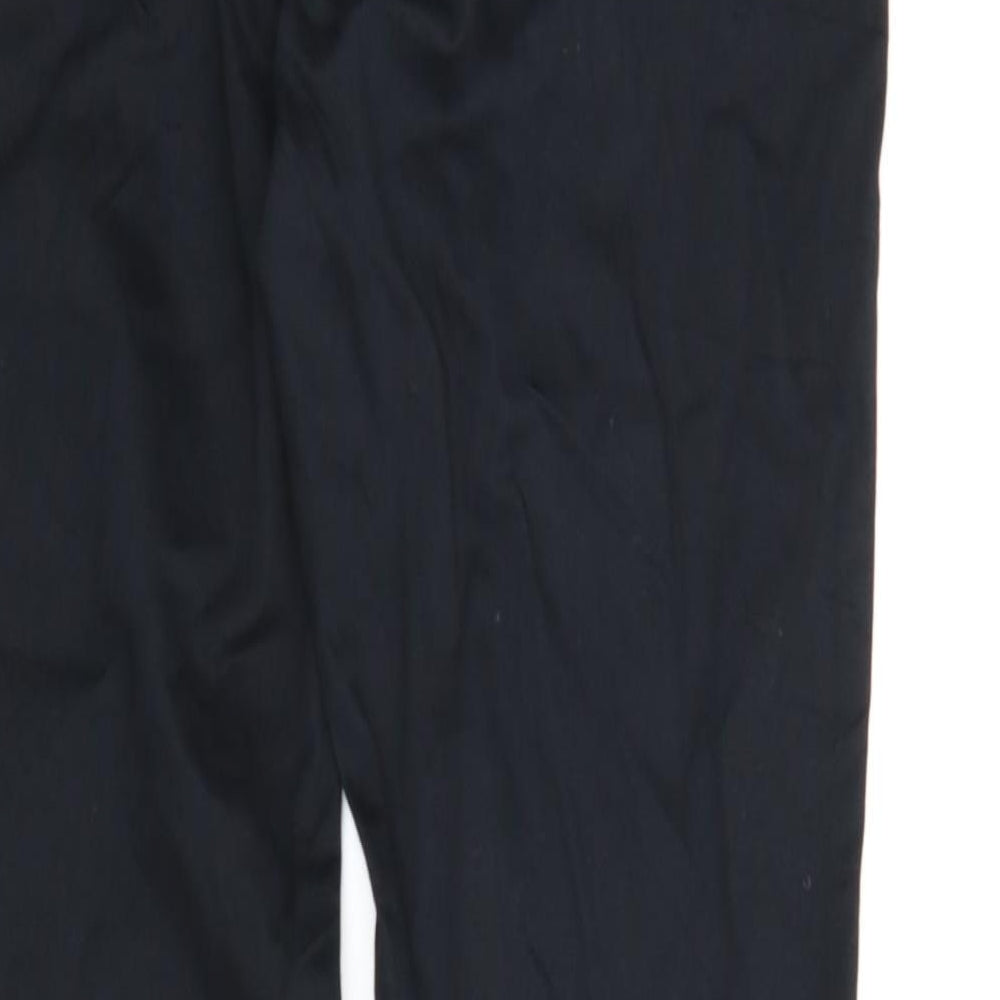 Preworn Womens Black Carrot Trousers Size 8 L26 in