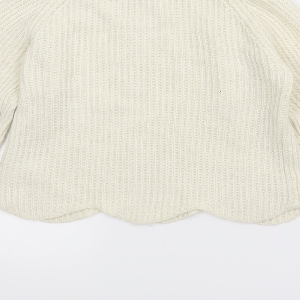 Candy Couture Girls Beige Pullover Jumper Size 9 Years - Cropped