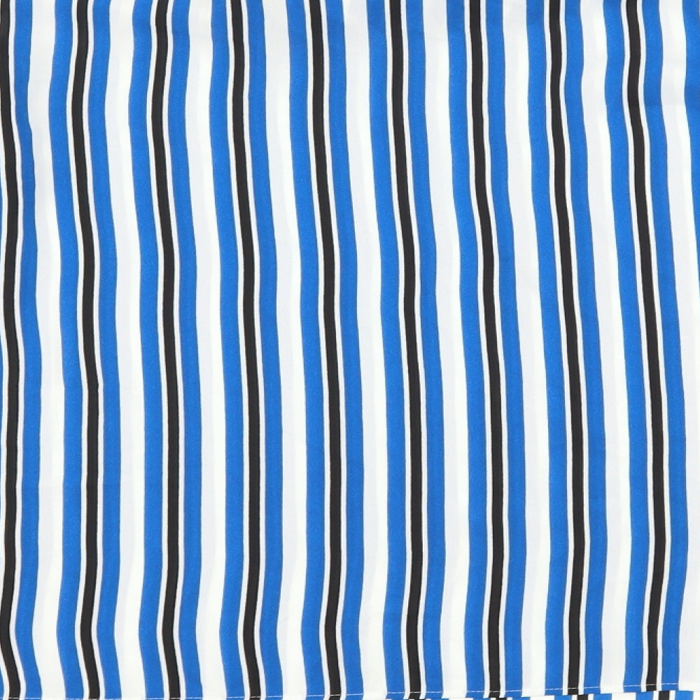 Marks and Spencer Womens Blue Striped Basic Blouse Size 12