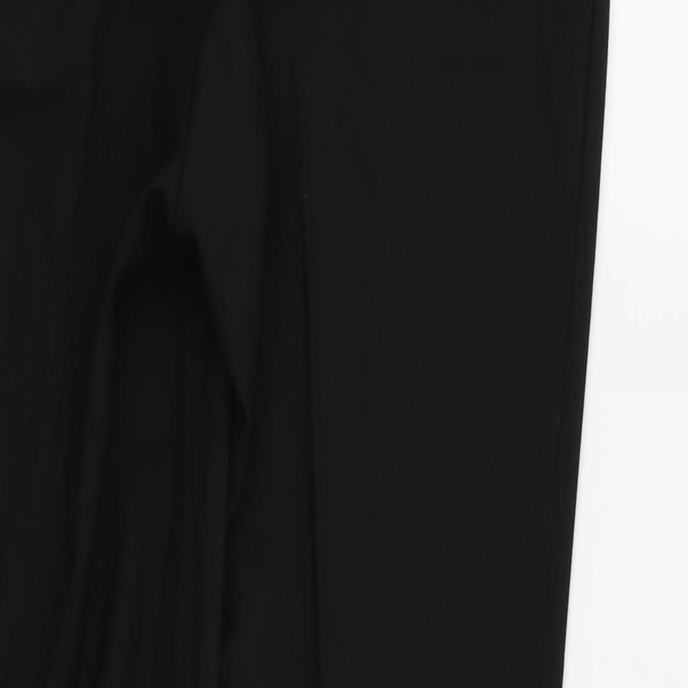 NEXT Womens Black Trousers Size 8 L25 in