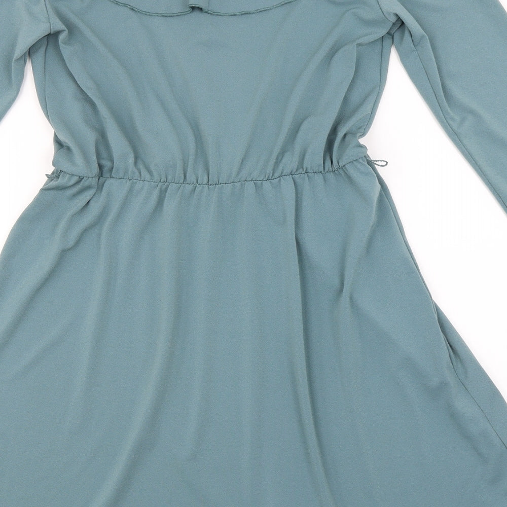 H&M Womens Blue A-Line Size 8