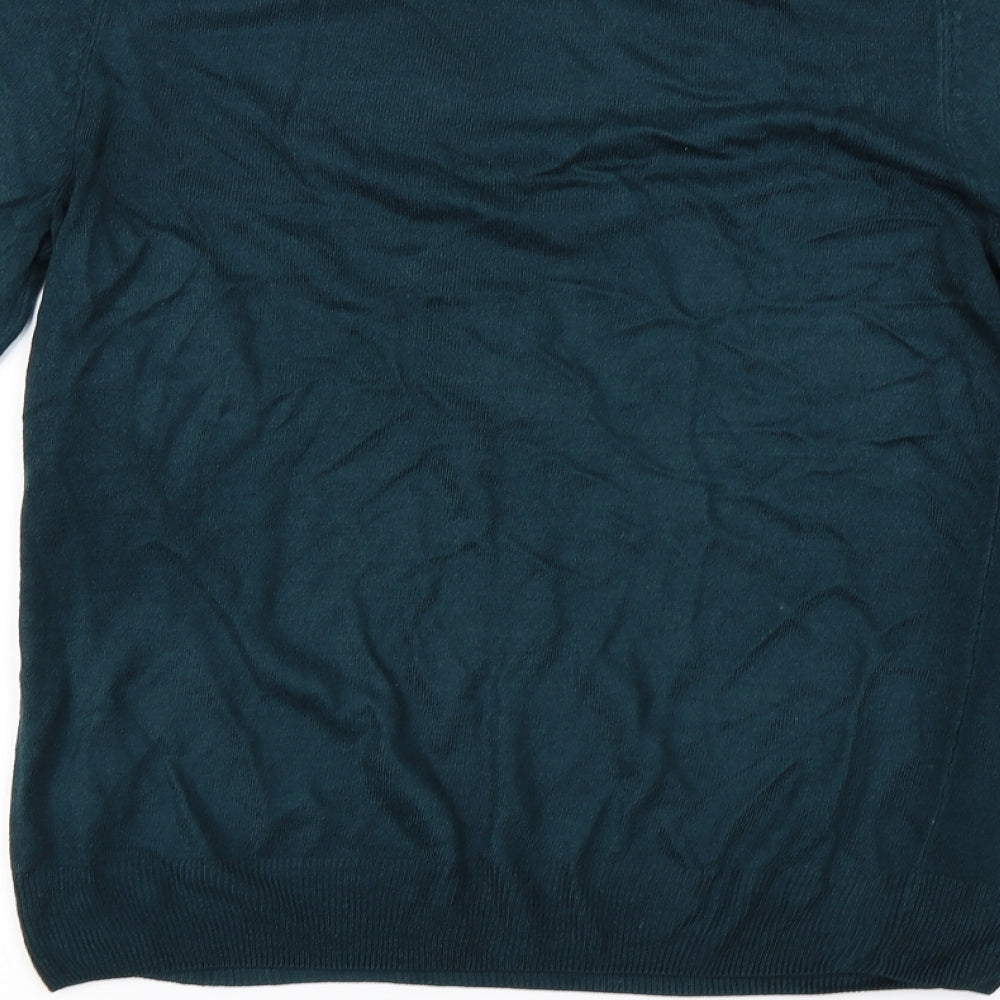 F&F Mens Green Pullover Jumper Size S