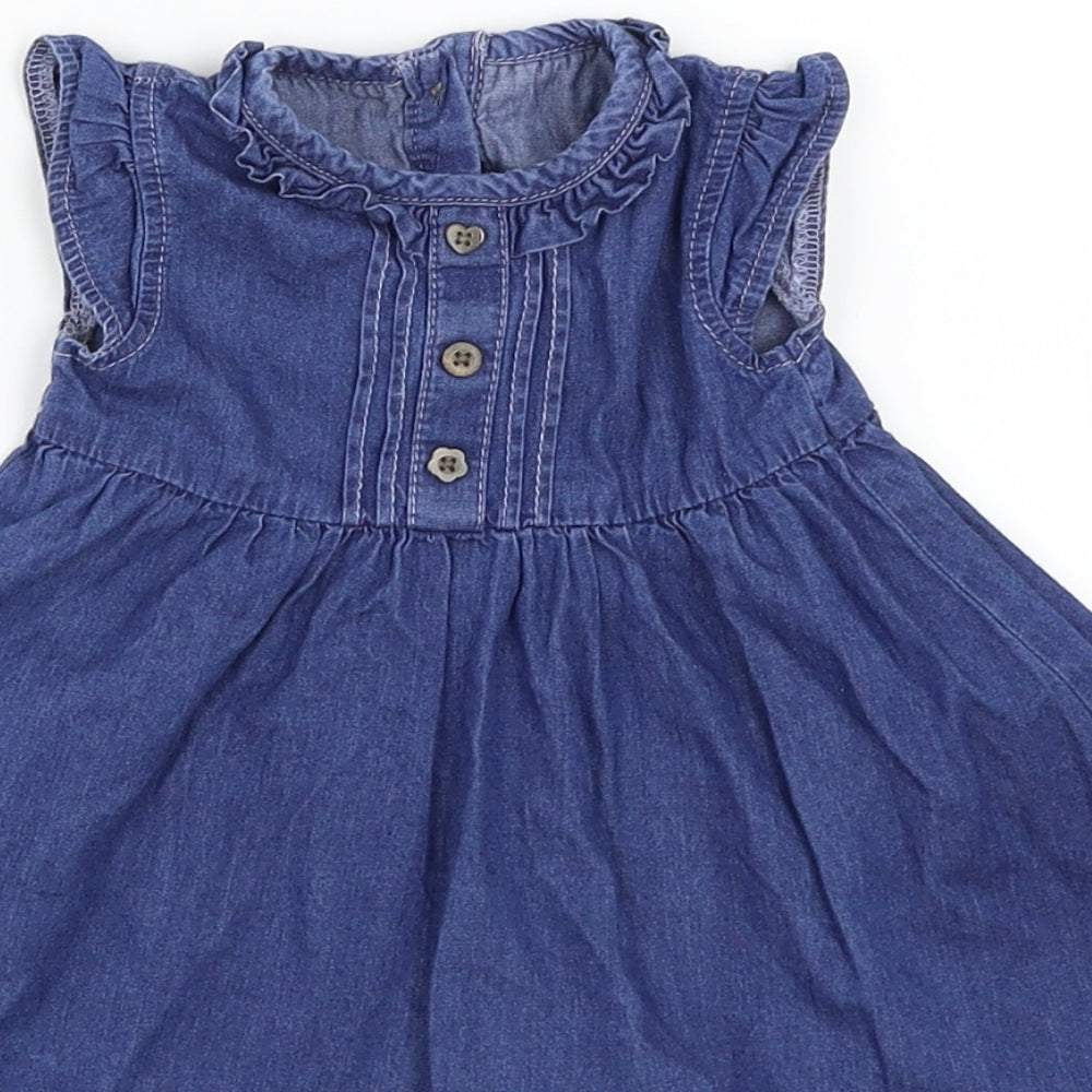 George Girls Blue A-Line Size 0-3 Months