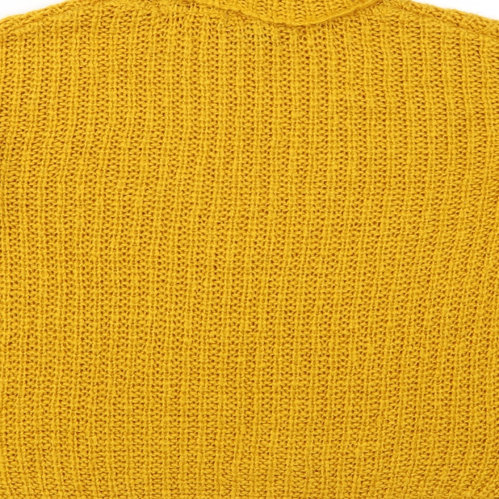 Primark Womens Yellow Pullover Jumper Size 6