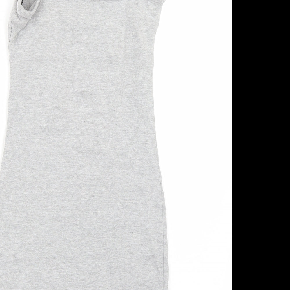 Missguided Womens Grey A-Line Size 8