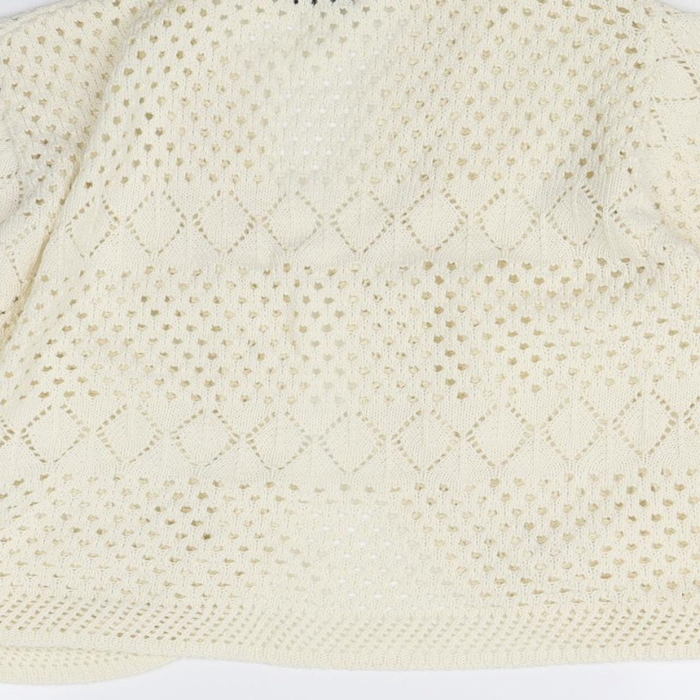 CHIC Womens Ivory Cardigan Jumper Size XL