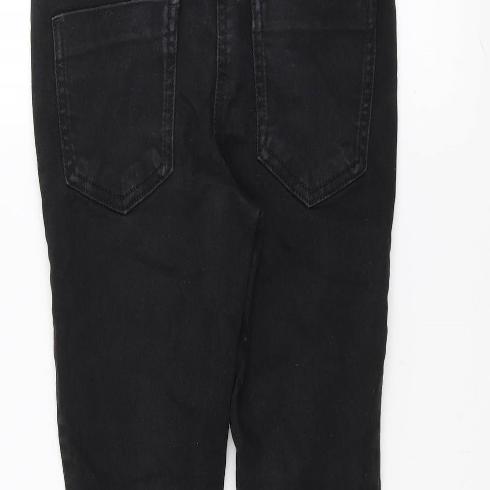 NEXT Boys Black Skinny Jeans Size 9 Years - Ripped details