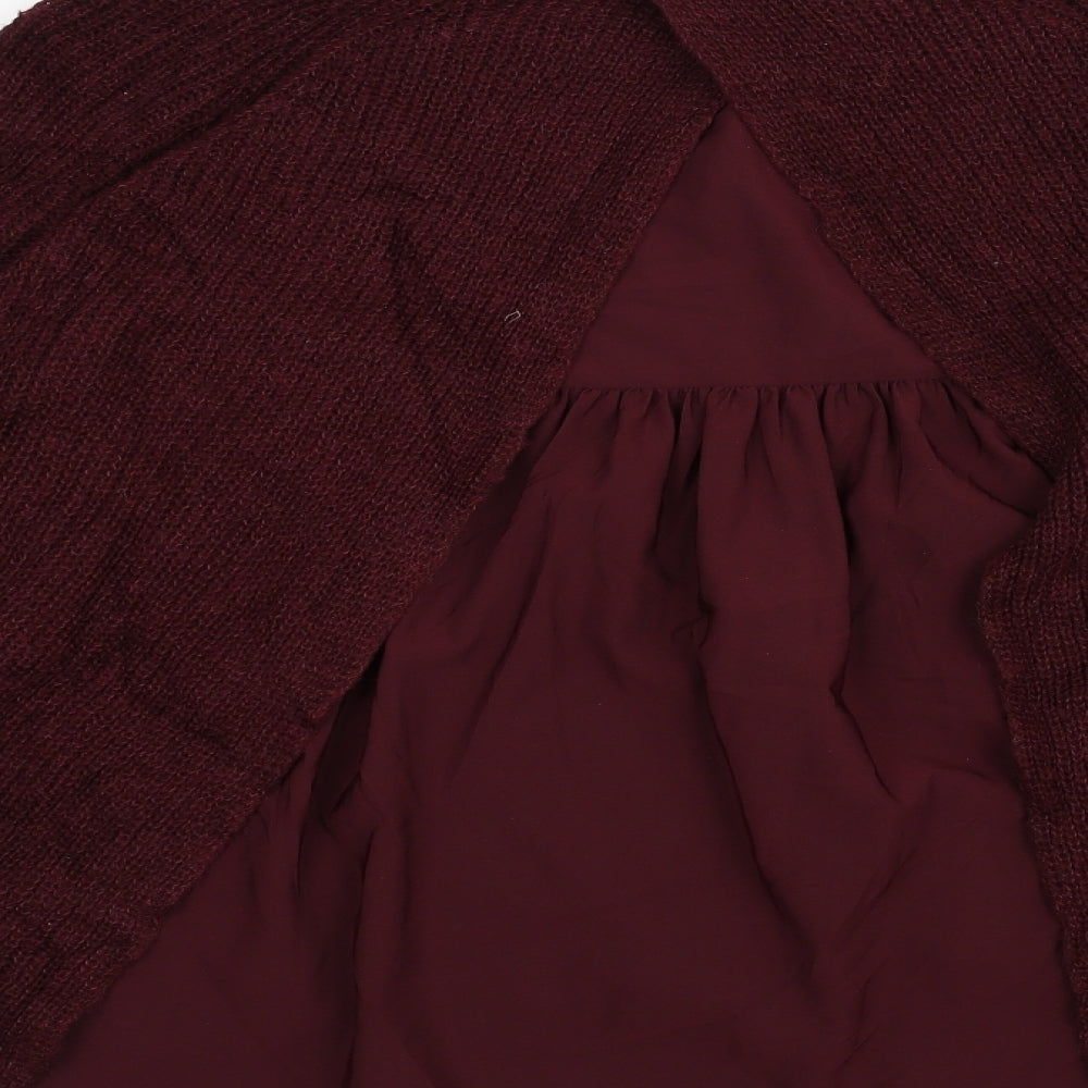 Marks and Spencer Womens Red Pullover Jumper Size 14